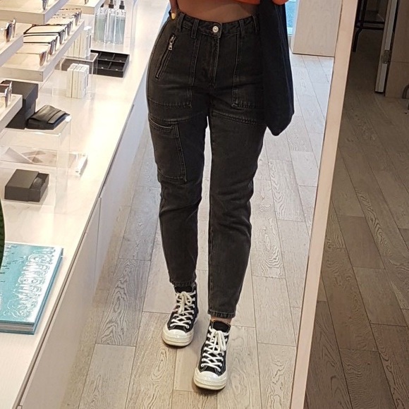 Topshop Cargo Mom Jeans - Picture 3 of 7